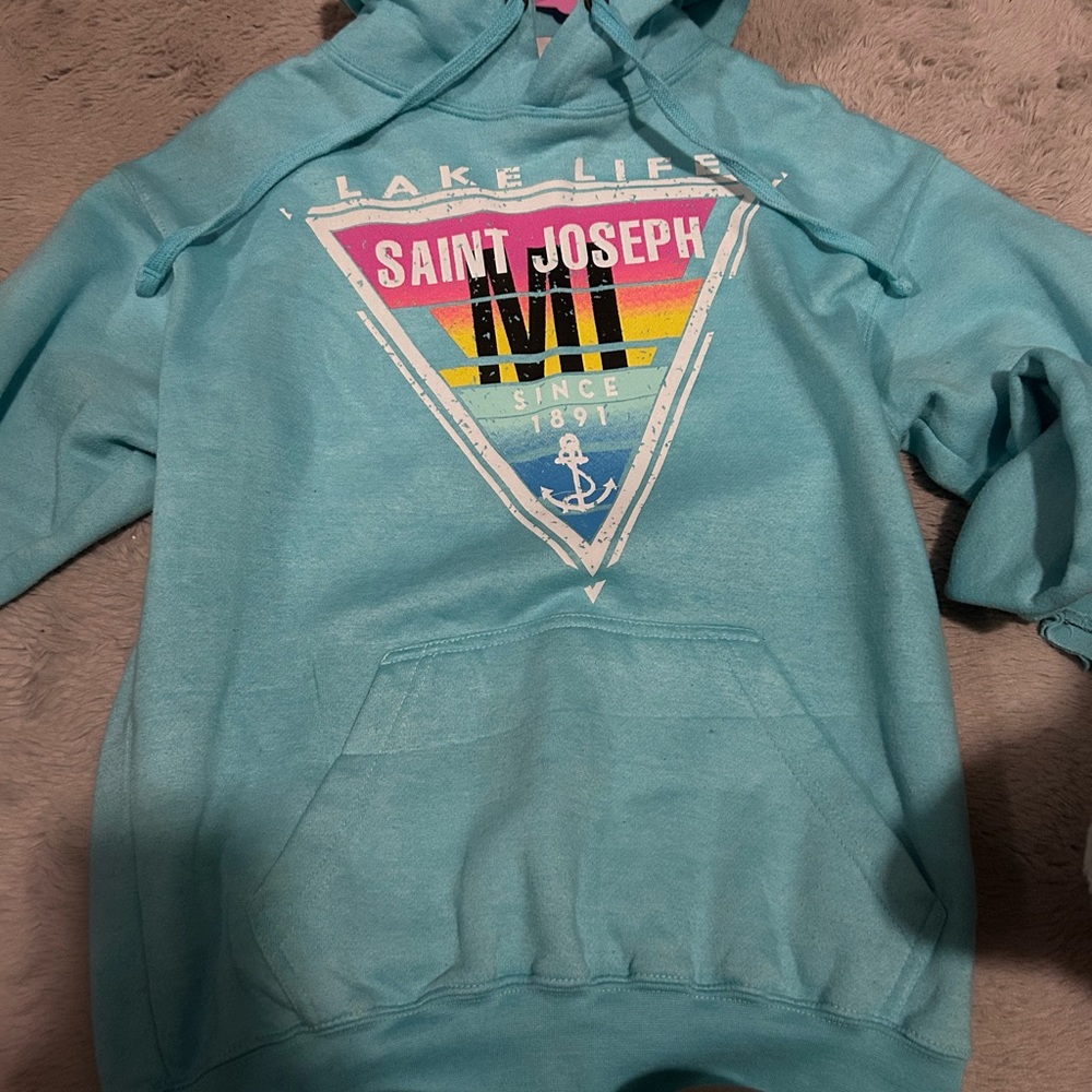 pacific & co blue lake hoodie